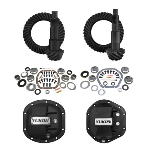 Yukon 07-17 Jeep JK (Non Rubicon) Re-Gear Kit w/Covers - Dana 30/44 5.13 24 Spline - Front & Rear