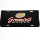 Granatelli Motor Sports Aluminum License Plate - Black Face & Full Color Logo thumbnail 1