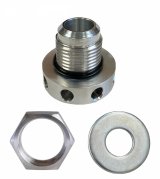 Granatelli -12AN Male Insert Billet Valve Cover Breather thumbnail 1