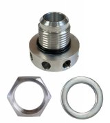Granatelli -12AN Male Insert Billet Valve Cover Breather thumbnail 3