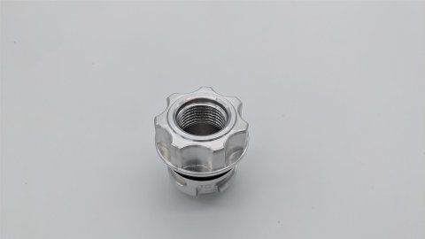 Granatelli -10AN ORB Female -20AN Male Threaded Insert Vented Oil Fill Cap - Black