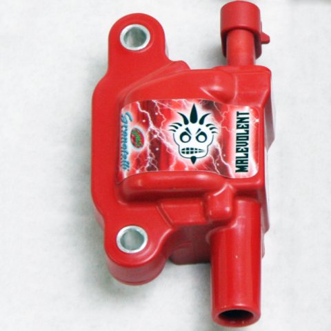 Granatelli 05-17 GM LS1/LS2/LS3/LS4/LS5/LS6/LS7/LS9/LSA Malevolent Coil Packs - Red (Single) thumbnail 2