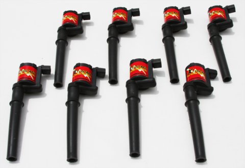 Granatelli 99-13 Ford 4.6L/5.4L/5.8L 4V Hi-Perf Coil-On-Plug Wire Conn Kit w/Coil Packs (65K Volts) thumbnail 4