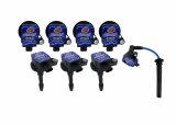 Granatelli 18-23 Ford 5.0L 4V Hi-Perf Coil-On-Plug Wire Conn Kit w/Coil Packs - Red (65K Volt) thumbnail 3