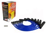 Granatelli 10-14 Ford 6.2L Perf Wire Set w/Inserts/Blue Hi-Temp Jacket/Black Fire Sleeve thumbnail 1