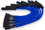 Granatelli 10-14 Ford 6.2L Perf Wire Set w/Inserts/Blue Hi-Temp Jacket/Black Fire Sleeve thumbnail 5