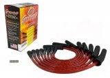 Granatelli 10-14 Ford 6.2L Perf Wire Set w/Inserts/Red Hi-Temp Jacket/Black Fire Sleeve thumbnail 1