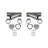Granatelli 2.5in Aluminized Mild Steel Manual Dual Exhaust Cutout w/Slip Fit & Band Clamps thumbnail 3