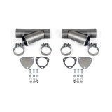 Granatelli 3.0in Aluminized Mild Steel Manual Dual Exhaust Cutout w/Slip Fit & Band Clamps thumbnail 4