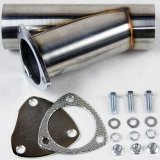 Granatelli 2.5in Stainless Steel Manual Exhaust Cutout thumbnail 4