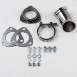 Granatelli 2.5in 304SS Turn Down w/V-Band & Gaskets thumbnail 1