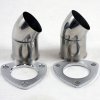 Granatelli 3.0in 304SS Turn Down w/3-Bolt Flange & Gaskets (Pair) thumbnail 4