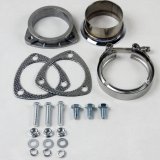 Granatelli 3in V-Band to Straight Connection Cutout w/Gaskets (3-Bolt) thumbnail 3