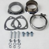Granatelli 3in V-Band to Straight Connection Cutout w/Gaskets (3-Bolt) thumbnail 4