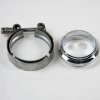 Granatelli 2.5in Flat Flanges w/V-Band Clamp thumbnail 4