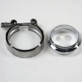Granatelli 2.5in V-Band Mild Steel Flat Flanges w/Clamp thumbnail 3