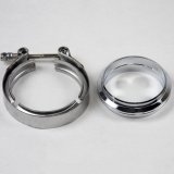 Granatelli 3.0in Flat Flanges w/V-Band Clamp thumbnail 2