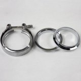 Granatelli 3.0in Mating Male to Female Flanges w/V-Band Clamp thumbnail 1
