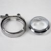 Granatelli 3.0in V-Band Mild Steel Flat Flanges w/Clamp thumbnail 4
