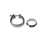 Granatelli 3.5in Aluminum Mating Male to Female Flanges w/V-Band/O-Ring Seal thumbnail 2