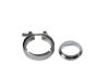 Granatelli 3.5in Aluminum Mating Male to Female Flanges w/V-Band/O-Ring Seal thumbnail 4