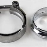 Granatelli 3.5in V-Band Mild Steel Flat Flanges w/Clamp thumbnail 2