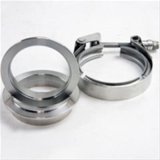 Granatelli 4.0in Mild Steel Mating Male to Female Flanges w/V-Band Clamp thumbnail 2