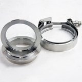 Granatelli 4.0in Mild Steel Mating Male to Female Flanges w/V-Band Clamp thumbnail 4
