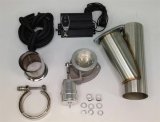 Granatelli 2.5in Vacuum Controlled - Stainless Steel Electronic Dual Exhaust Cutout thumbnail 1