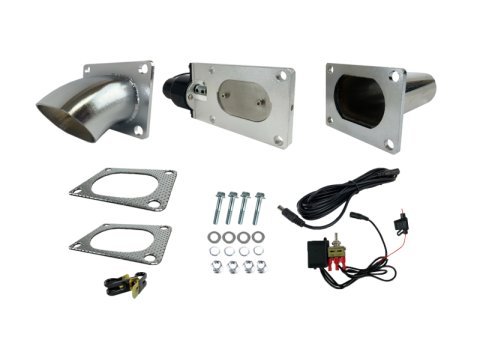 Granatelli 3.0in Oval Stainless Steel Electronic Exhaust Cutout thumbnail 3