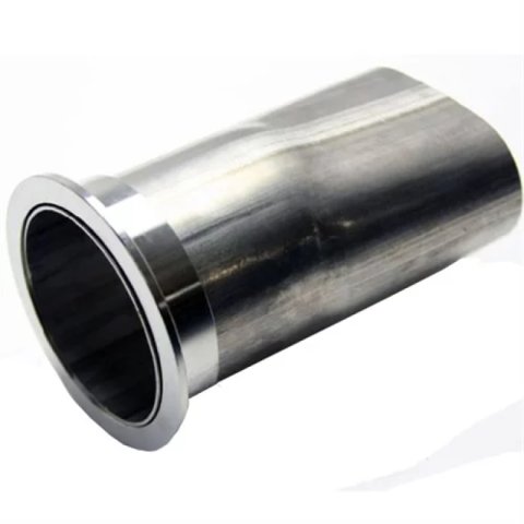 Granatelli 3.0in Round to 3.0in Oval Exhaust Adapter w/V-Band thumbnail 3