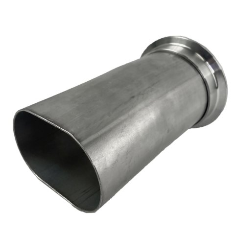 Granatelli 3.0in Round to 3.0in Oval Exhaust Adapter w/V-Band thumbnail 5