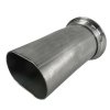 Granatelli 3.0in Round to 3.0in Oval Exhaust Adapter w/V-Band thumbnail 7