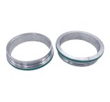 Granatelli Titanium Dual Seal Clamp 3.0in Weld-on Ferrule Set thumbnail 1
