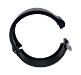 Granatelli 3.5in Dual Seal Clamshell Clamp - Aluminum Black thumbnail 3