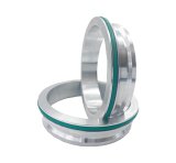 Granatelli Stainless Steel Dual Seal Clamp 4.0in Weld-On Ferrule Set thumbnail 2