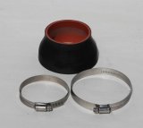 Granatelli 4in-3in Silicone Reducer Sleeve w/Clamps thumbnail 1