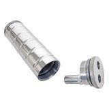 Granatelli Universal Aluminum Remote Power Steering Reservoir - Satin (Incl Mounting Clamp) thumbnail 2