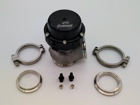 Granatelli 50mm 14PSI Piston Actuated Wastegate - Black Anodized thumbnail 6