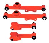 Granatelli 79-04 Ford Mustang Rear Upper & Lower Control Arms - Red thumbnail 2