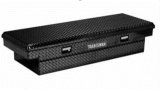 Tradesman Aluminum Economy Cross Bed Truck Tool Box (60in./Front Opening) - Black thumbnail 3