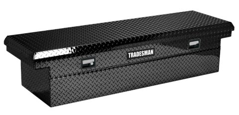 Tradesman Aluminum Economy Cross Bed Low-Profile Truck Tool Box (60in.) - Black thumbnail 1