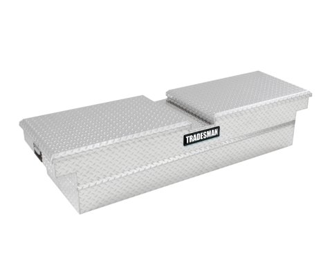 Tradesman Aluminum Gull Wing Cross Bed Truck Tool Box (70in.) - Brite thumbnail 1