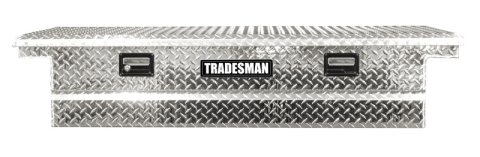 Tradesman Aluminum Single Lid Cross Bed Truck Tool Box (70in.) - Brite thumbnail 1