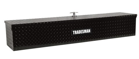 Tradesman Aluminum Flush Mount Truck Tool Box (48in.) - Black thumbnail 1