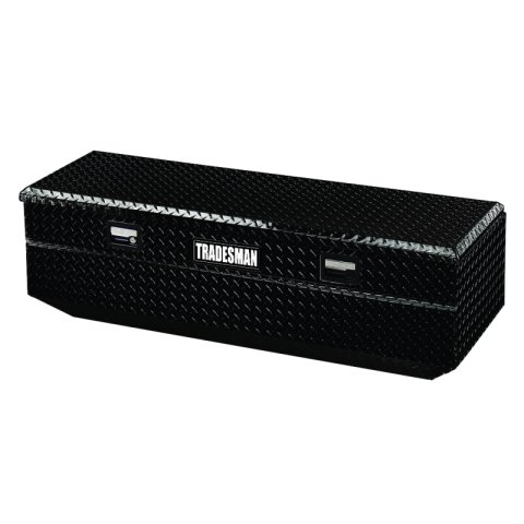 Tradesman Aluminum Flush Mount Truck Tool Box Full/Wide (36in.) - Black thumbnail 1