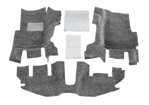 BedRug 97-06 Jeep TJ Front 3pc Floor Kit (w/o Center Console) - Incl Heat Shields (S/O Only) thumbnail 1