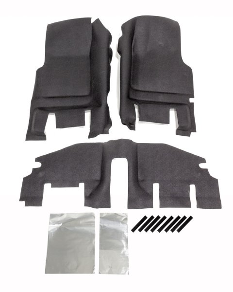 BedRug 97-06 Jeep TJ Front 3pc BedTred Floor Kit w/Center Console - Incl Heat Shields thumbnail 4