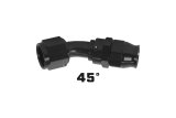 Aeromotive PTFE Hose End - AN-06 - 45 Deg - Black Anodized thumbnail 2