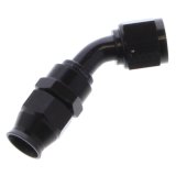 Aeromotive PTFE Hose End - AN-08 - 45 Deg - Black Anodized thumbnail 2